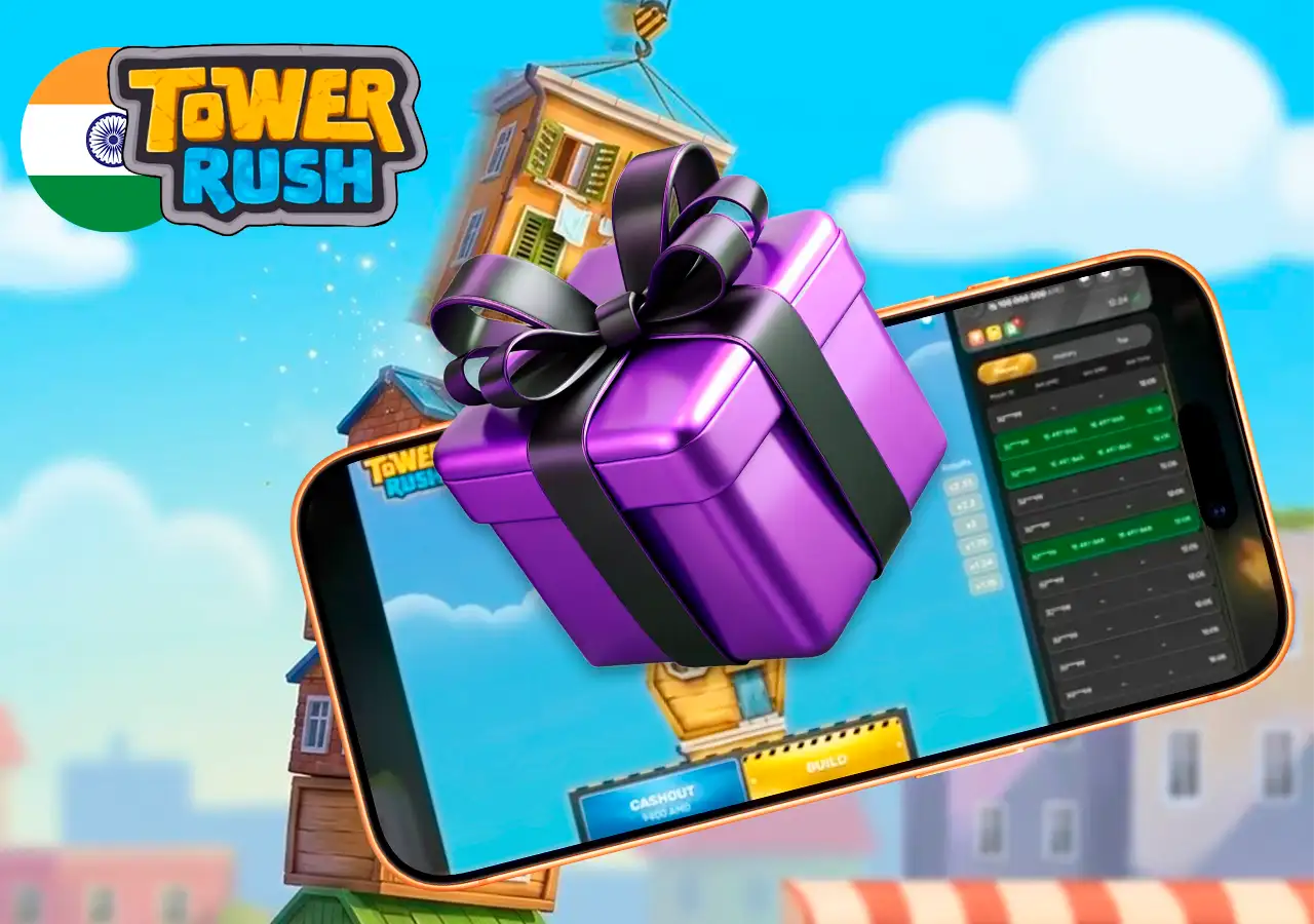 Exclusive welcome bonuses and promo offers for Tower Rush game in Indian online casinos.